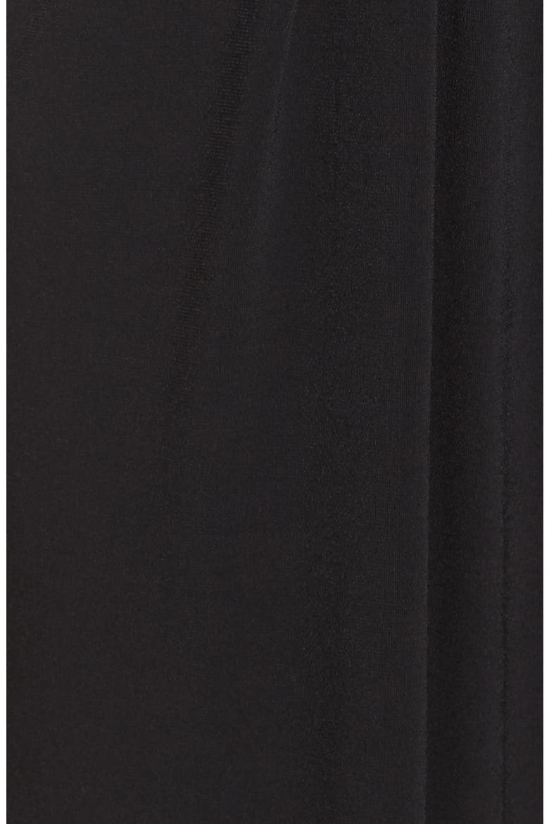 Faux Wrap Jersey Jumpsuit, Alternate, color, BLACK