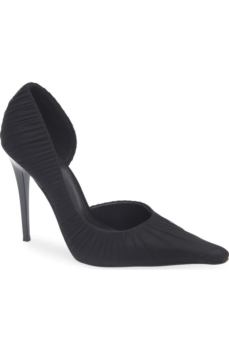 Steve Madden Elegant Pointed Toe d'Orsay Pump, Main, color, Black