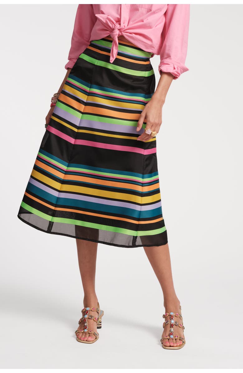 Frances Valentine Mercer Striped Maxi Skirt, Main, color, Multi