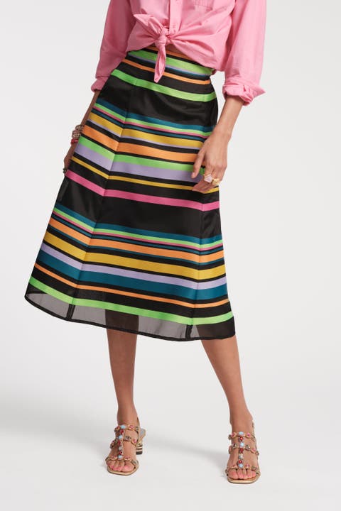 Mercer Striped Maxi Skirt