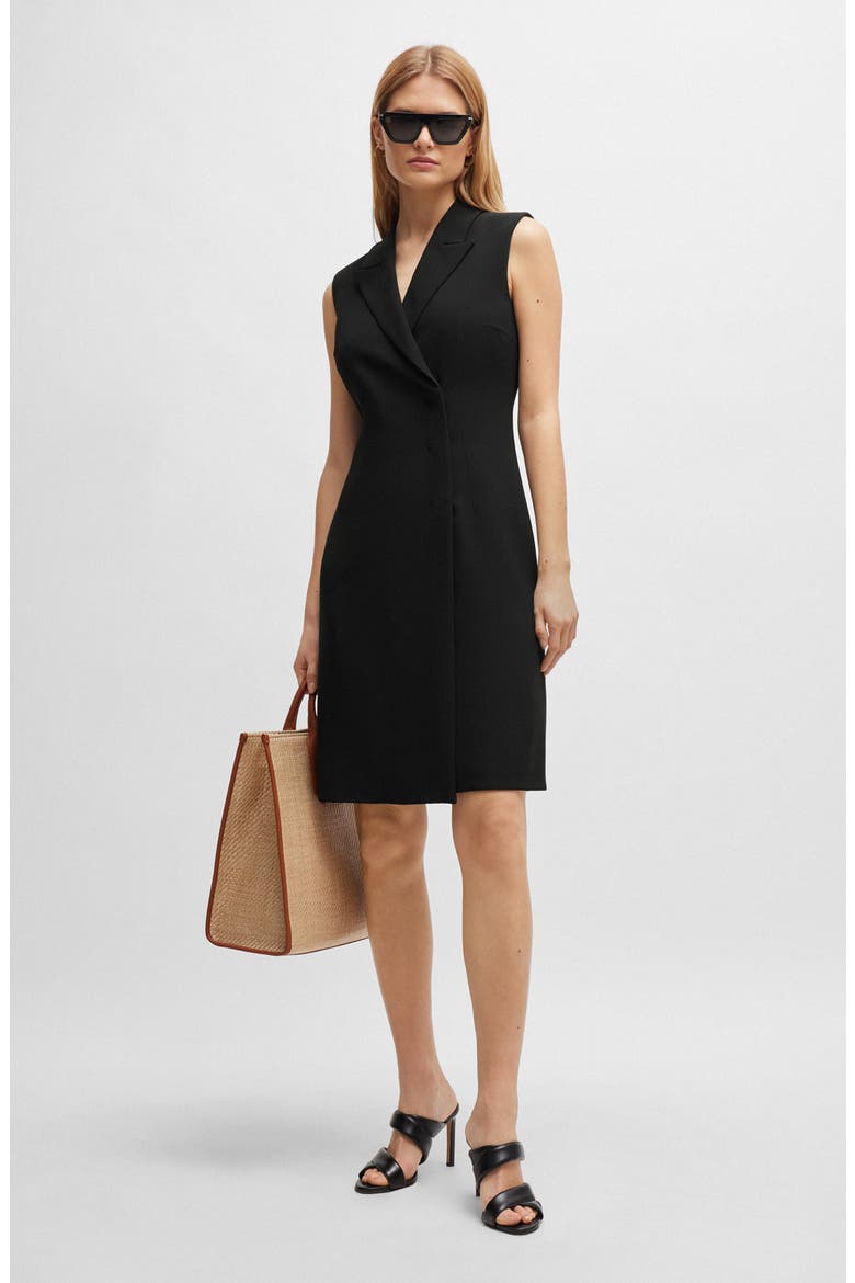 Dekava Blazer Dress, Alternate, color, BLACK