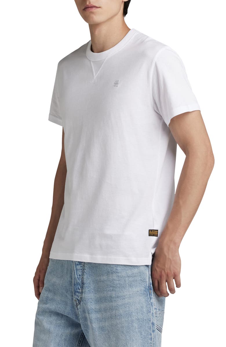 G-STAR Nifous Organic Cotton T-shirt, Alternate, color, White