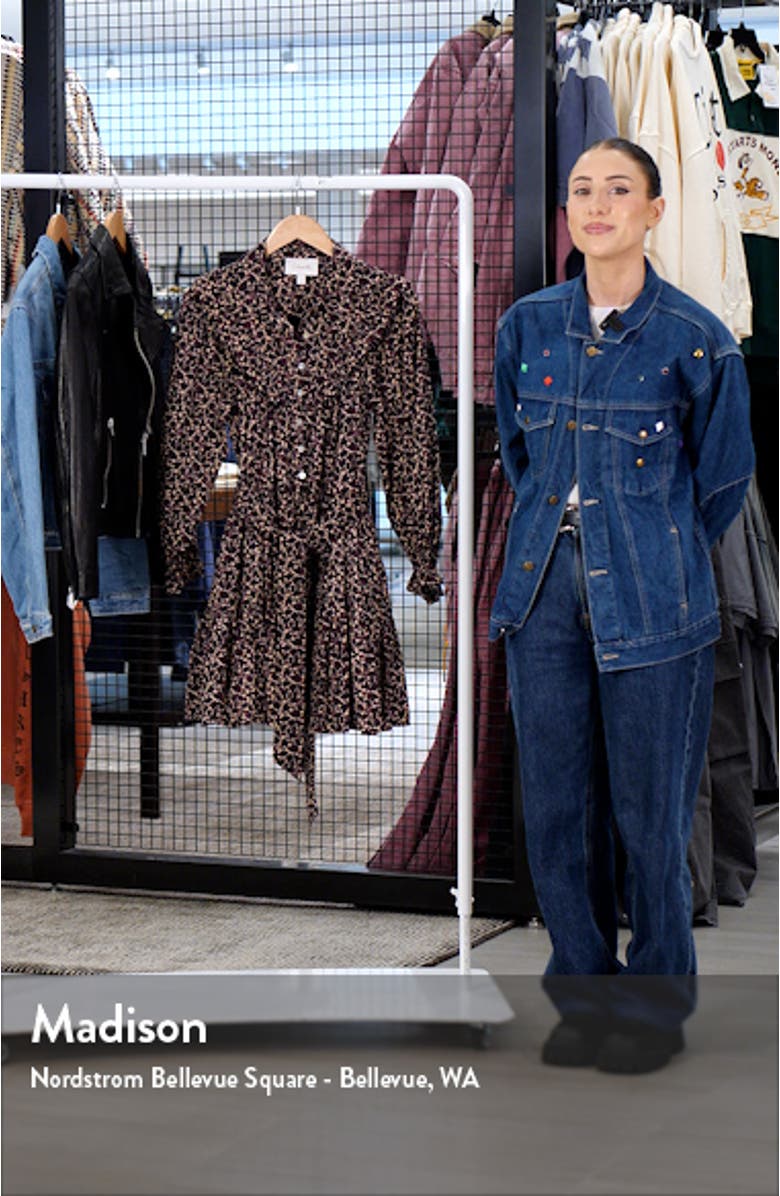 Lotte Organic Cotton Long Sleeve Minidress, sales video thumbnail