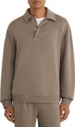 Reiss Brooks Relaxed Polo Sweatshirt