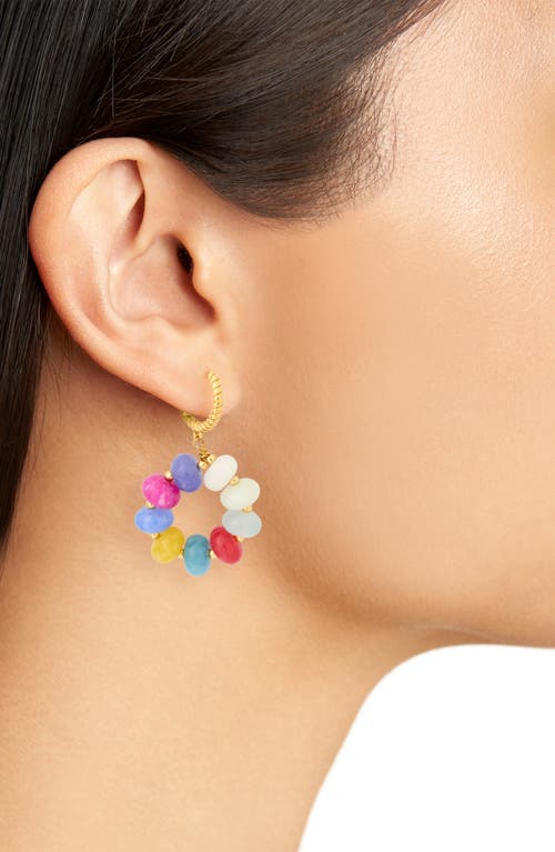 Eye Candy Los Angeles Martina Multicolor Huggie Hoop Earrings