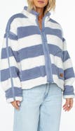 Roxy Wurlie Stripe High Pile Fleece Jacket