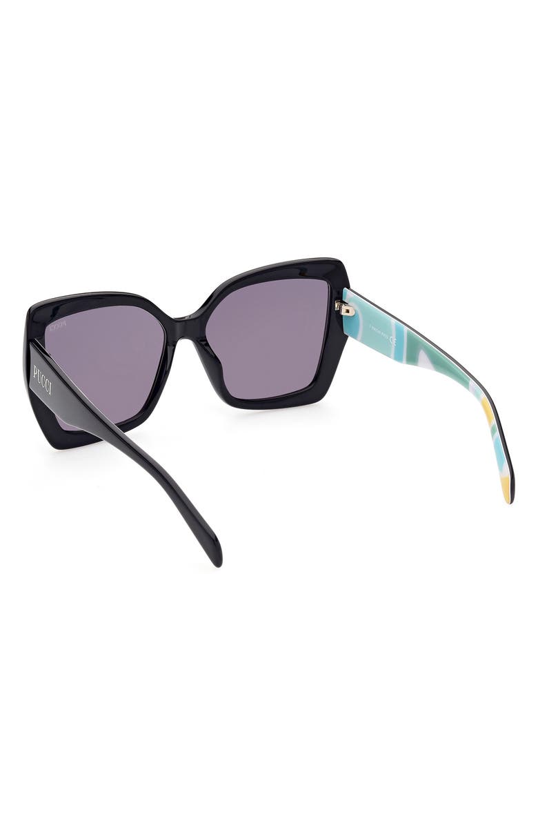 Emilio Pucci 58mm Butterfly Sunglasses, Alternate, color,
