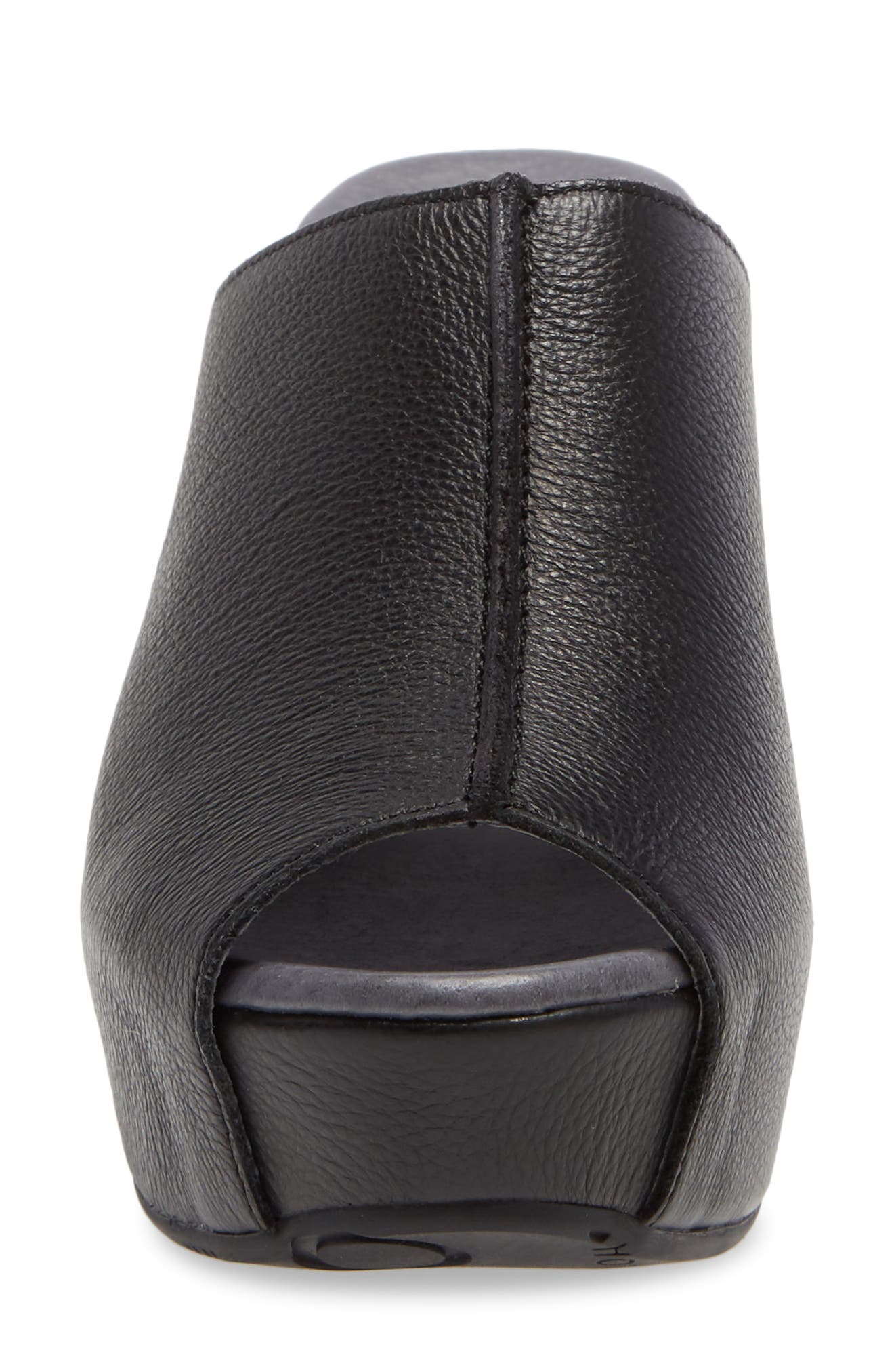 Chocolat Blu Wynn Peep Toe Mule, Alternate, color, 