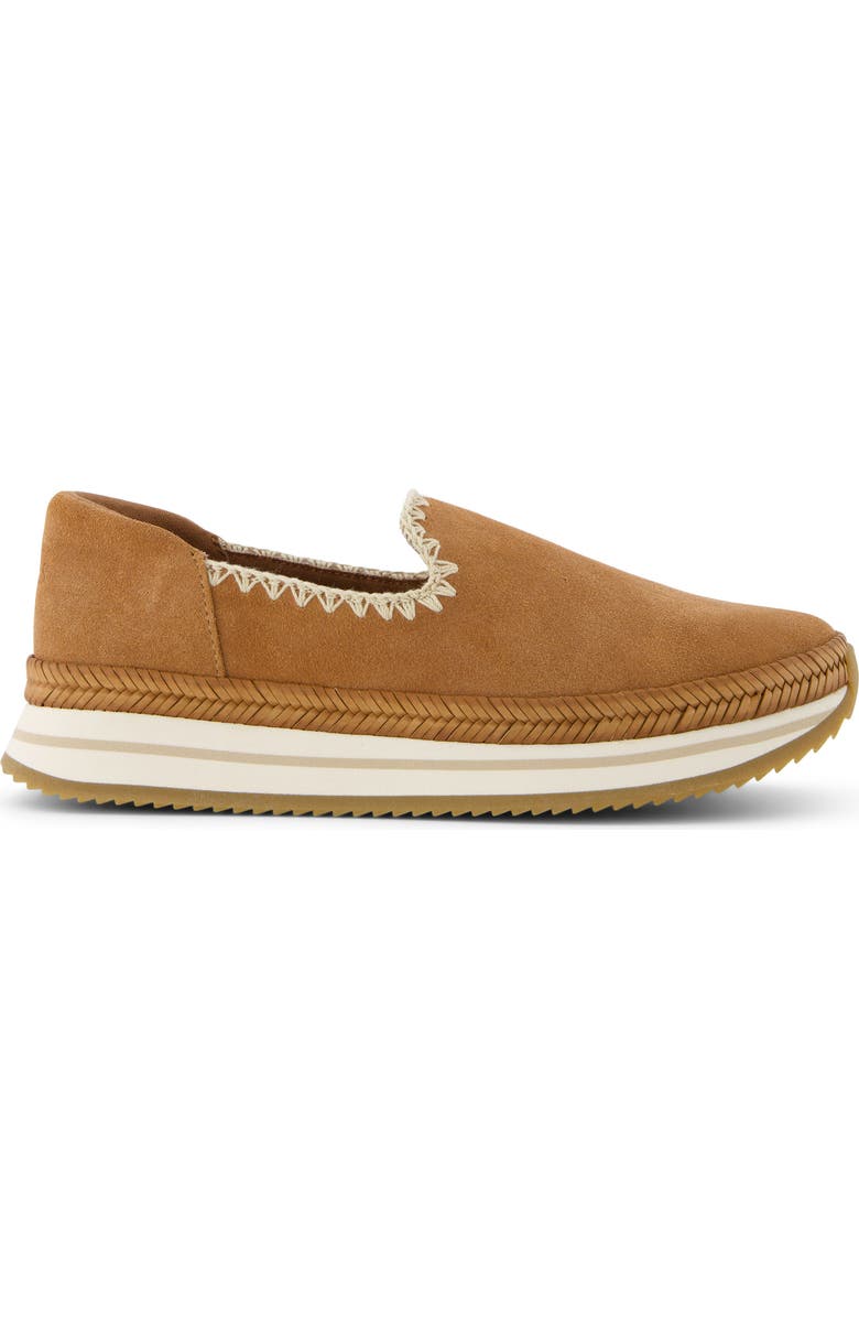 TOMS Jocelyn Slip-On Platform Sneaker, Alternate, color, Brown