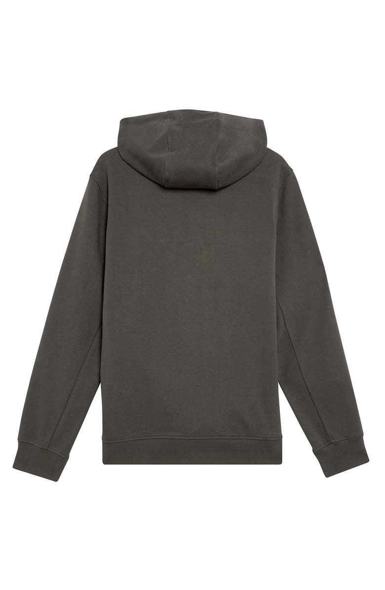 Lyle & Scott Softshell Hybrid Pullover Hoodie, Alternate, color, Gunmetal