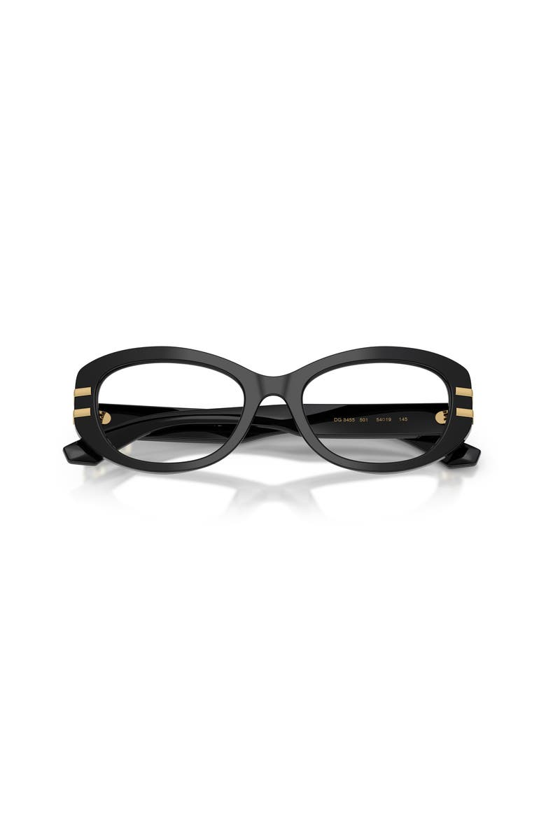 54mm Butterfly optical glasses, Alternate, color, Black