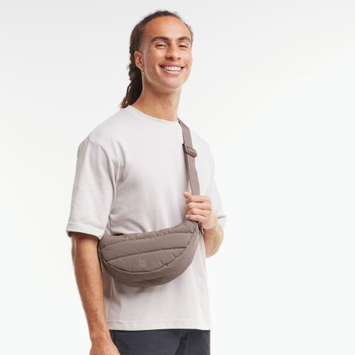 Got Bag Puffer Moon Bag Small In Oyster Monochrome