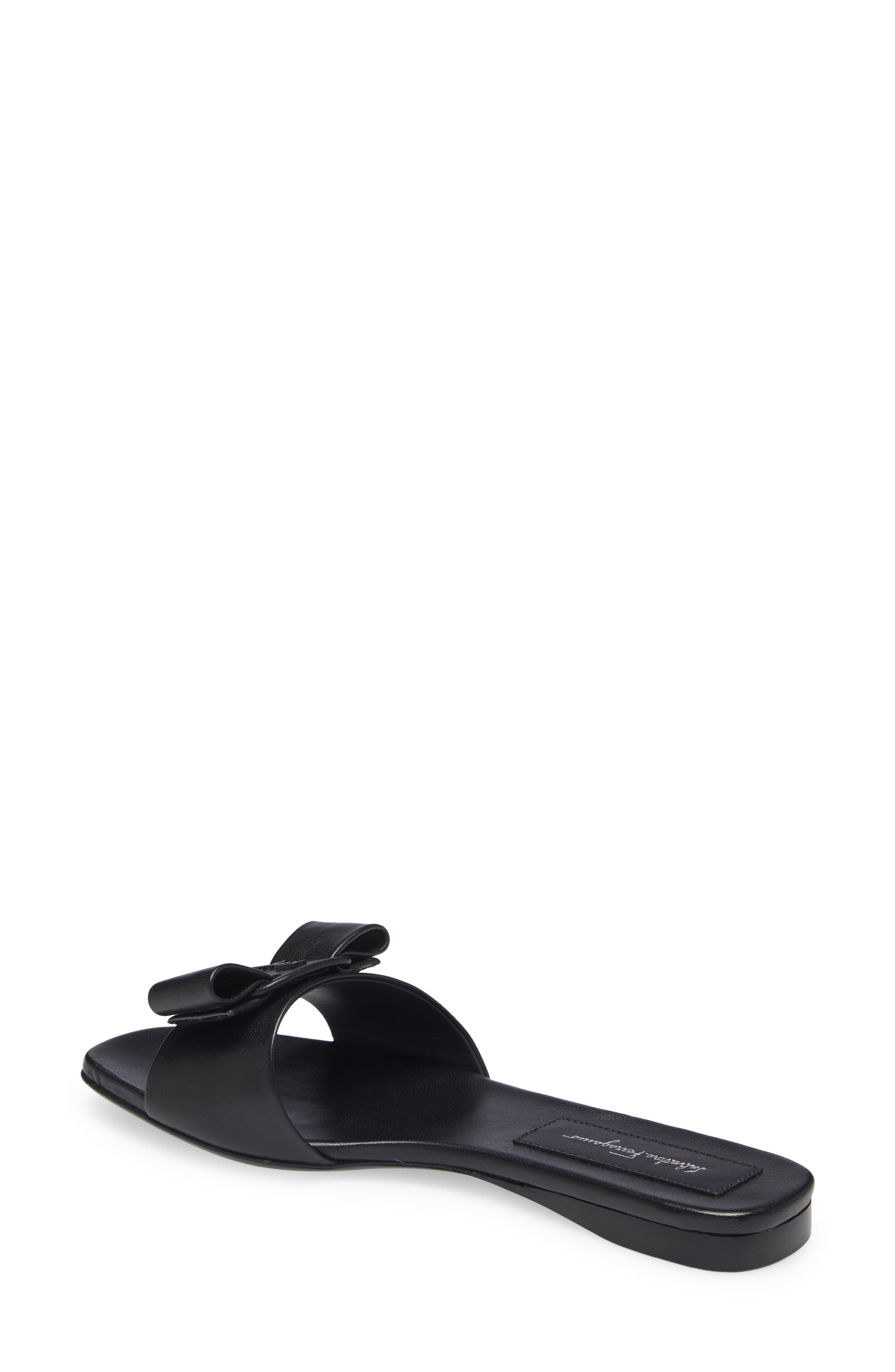 FERRAGAMO Salvatore Ferragamo Vicky Bow Slide Sandal, Alternate, color, 