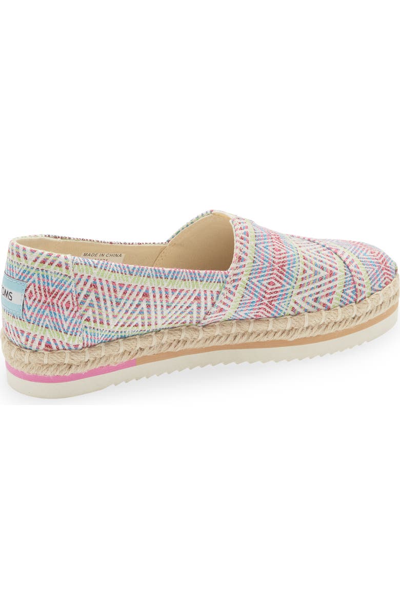 TOMS Alpargata Woven Platform Espadrille, Alternate, color,