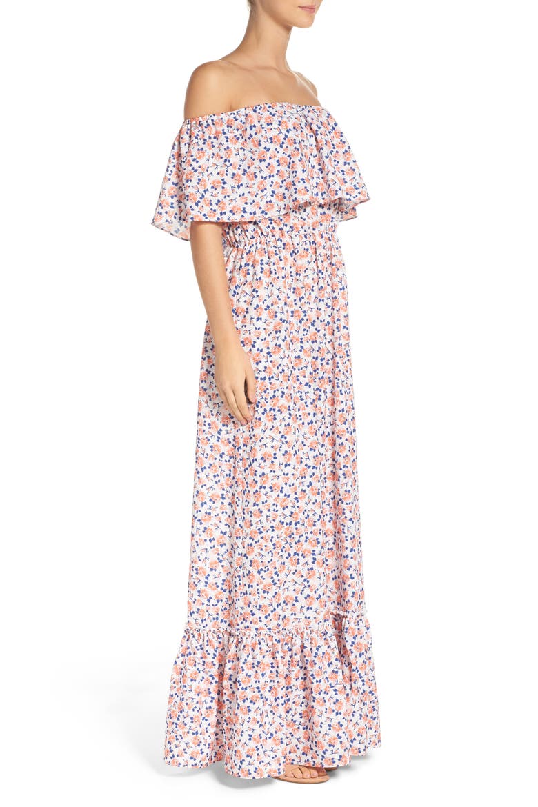Tiered Maxi Dress, Alternate, color, DITSY ROSE
