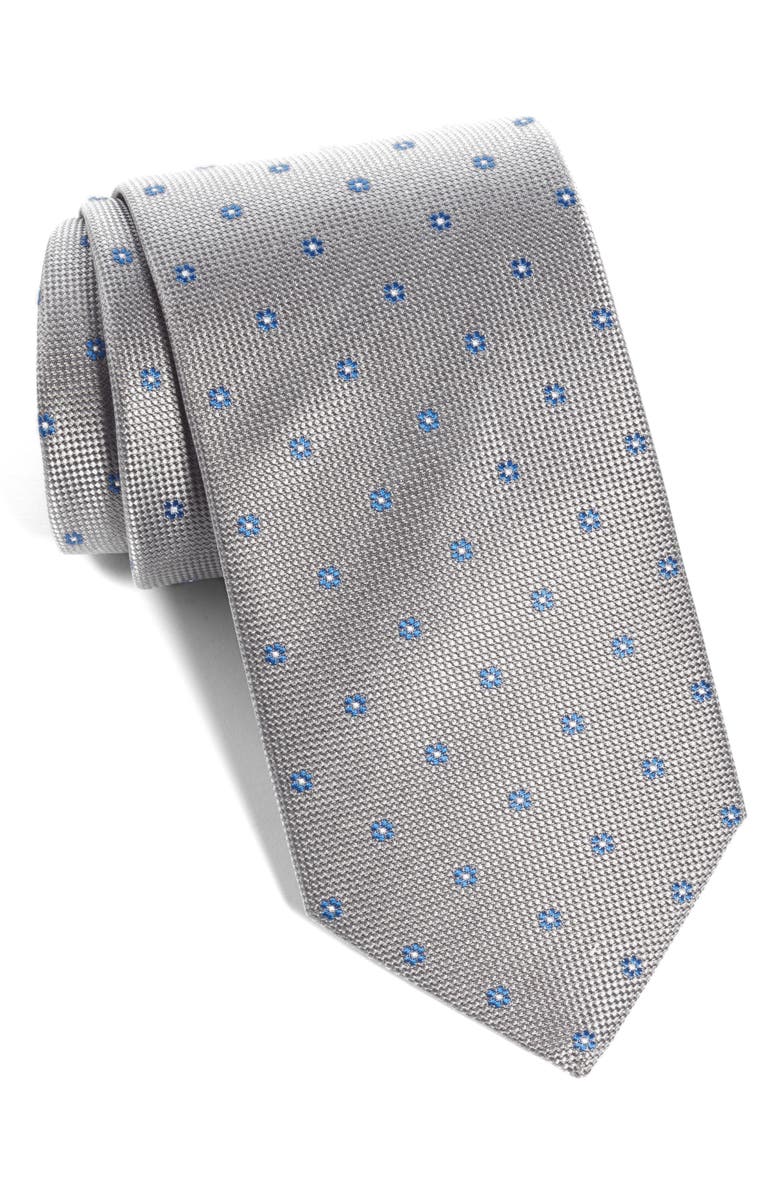 Eton Floral Silk Tie, Main, color, 