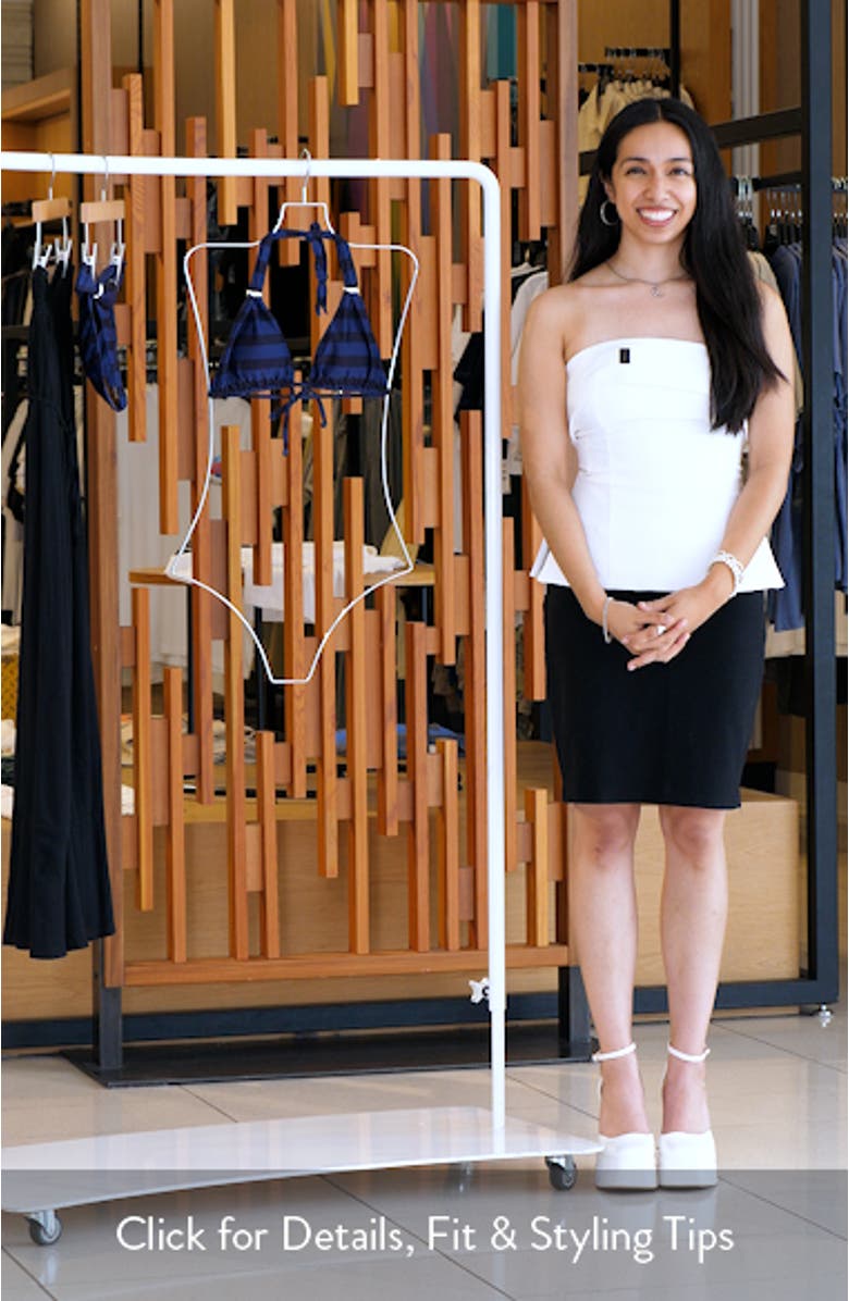 Harmonie Bia Tube Halter Bikini Top, sales video thumbnail