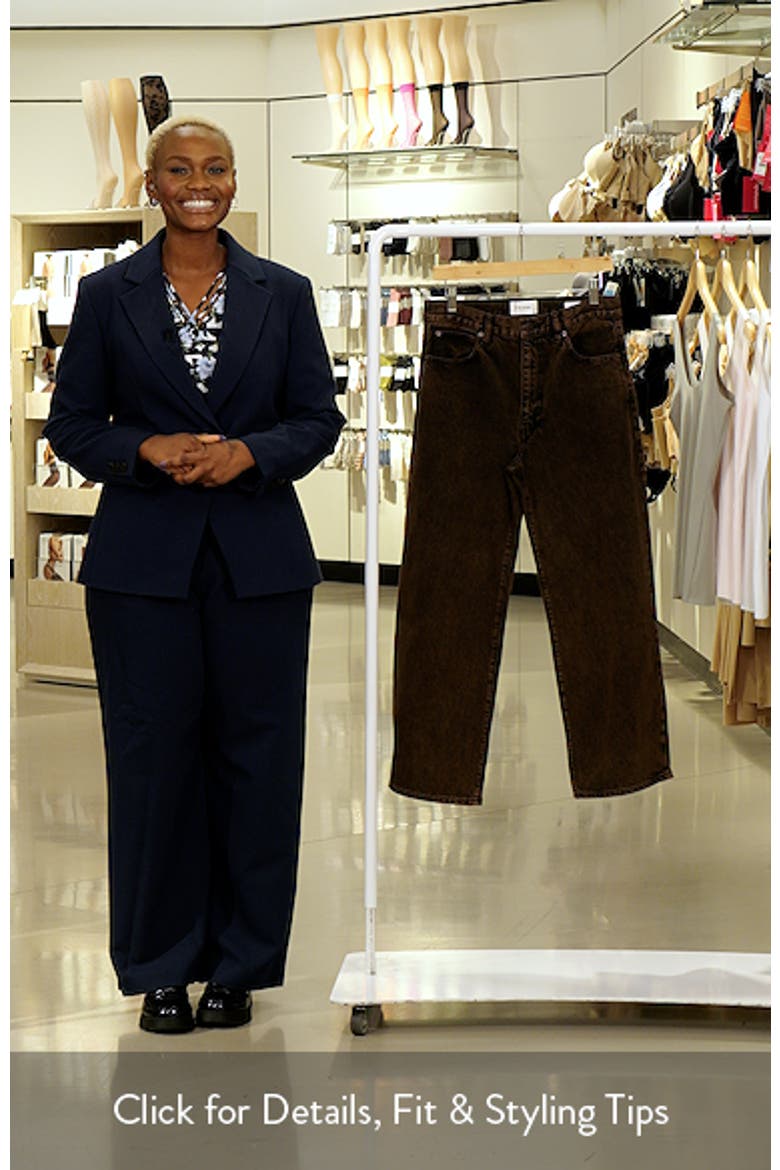 The Bow Crop Barrel Leg Jeans video