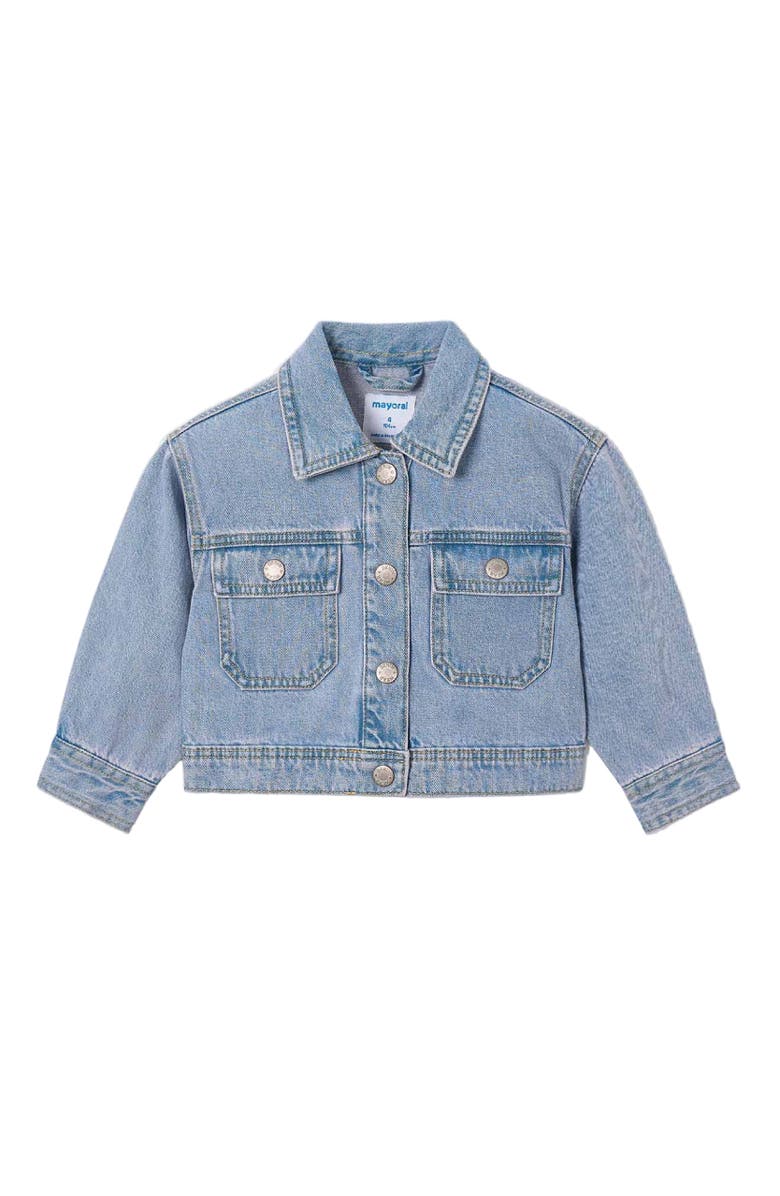 Mayoral Denim Jacket, Main, color, Light Blue