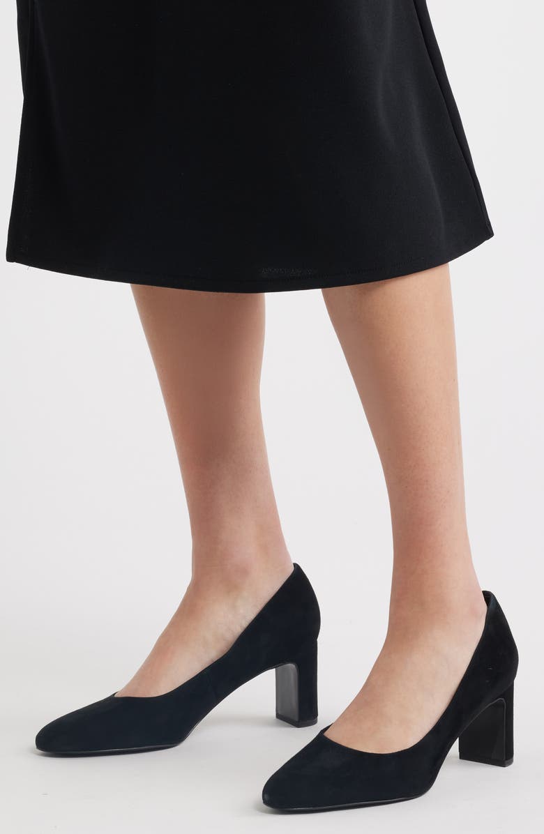 Nordstrom Greta Almond Toe Pump, Alternate, color, Black