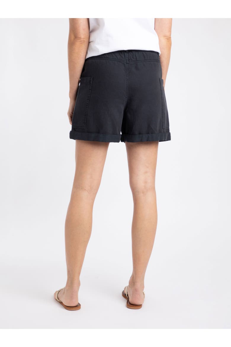 Cynthia Twill Shorts, Alternate, color, Midnight