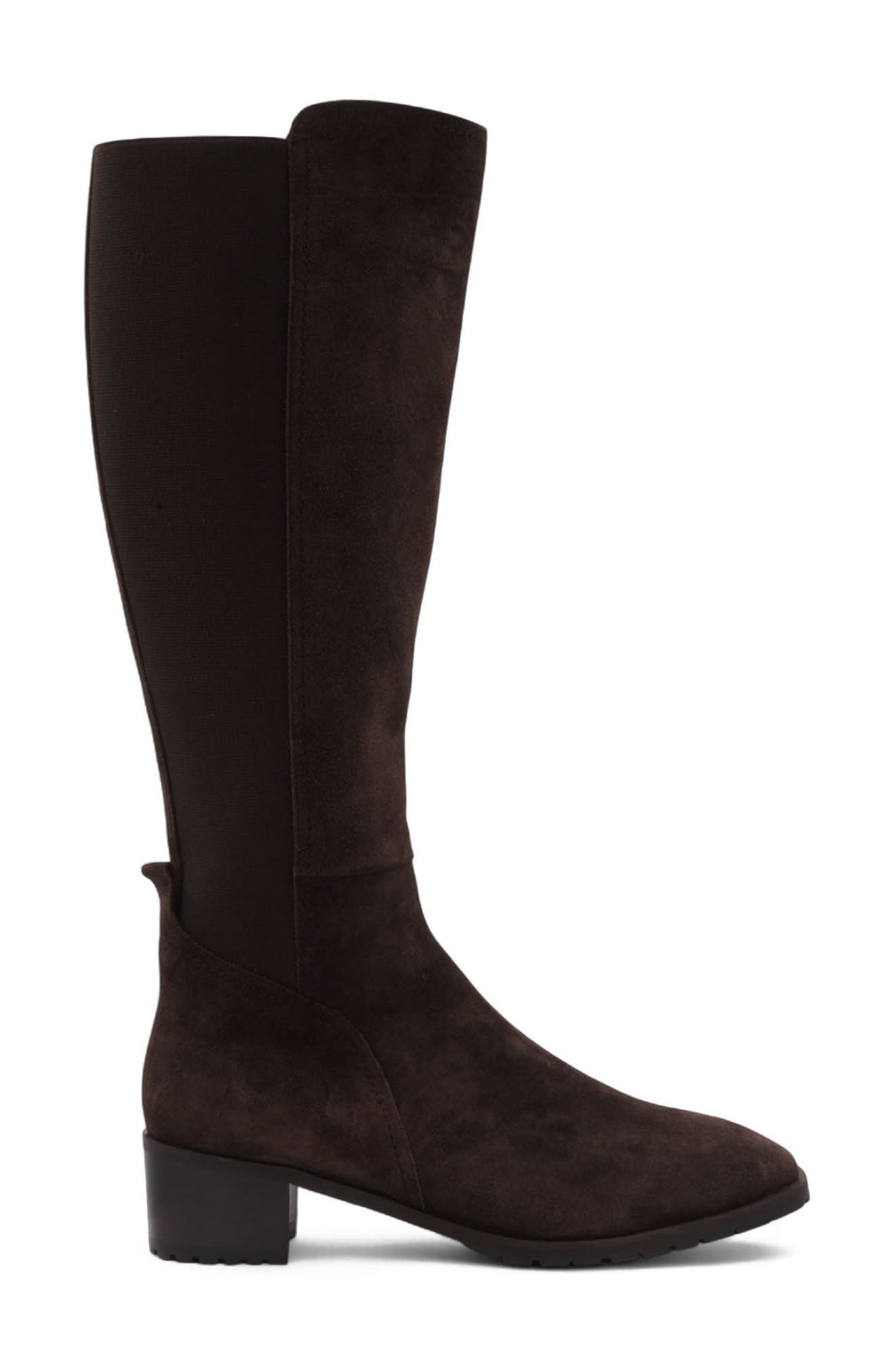 Rhegan Weatherproof Knee High Boot, Alternate, color, MOCHA SUEDE