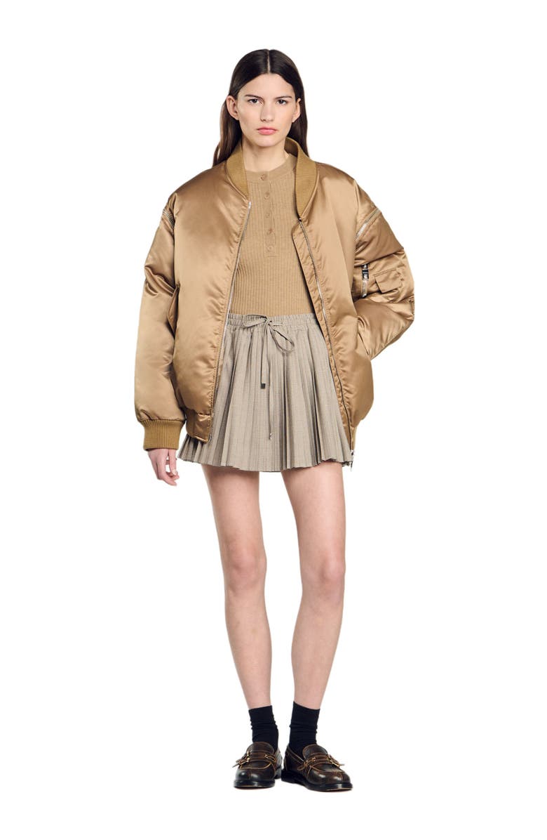 SANDRO Rib knit sweater, Alternate, color, 