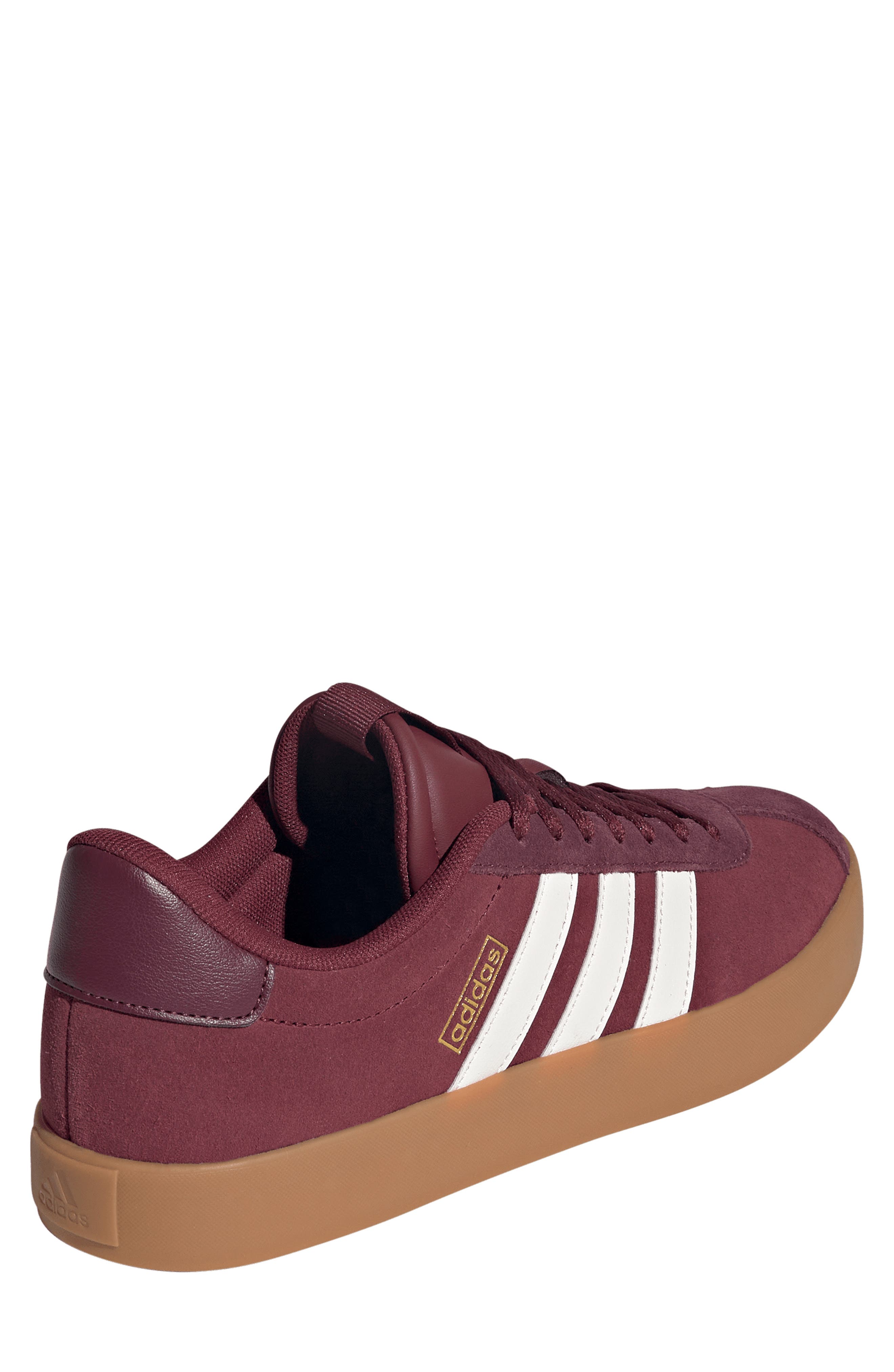 adidas VL Court 3.0 Sneaker, Alternate, color, Shadow Red/ Off White/ Maroon