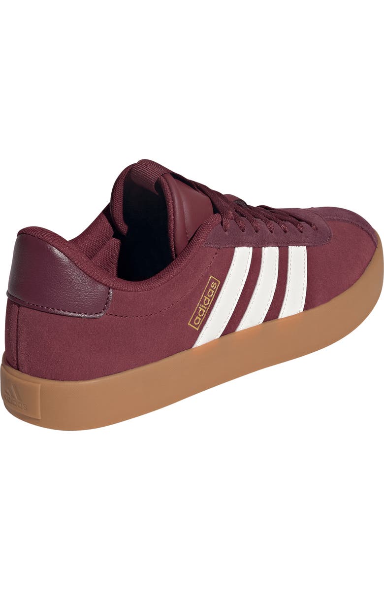 adidas VL Court 3.0 Sneaker, Alternate, color, Shadow Red/ Off White/ Maroon