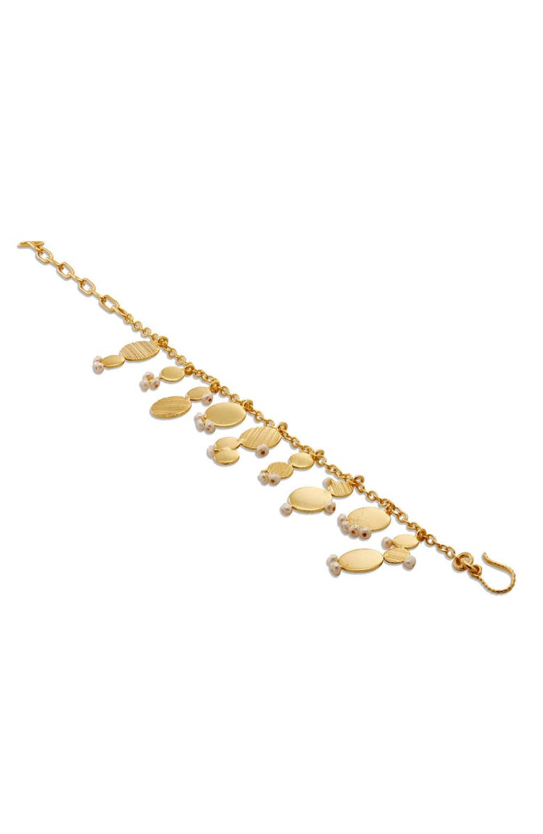 Dhwani Bansal Afefe Charm Bracelet, Alternate, color, Gold Plated