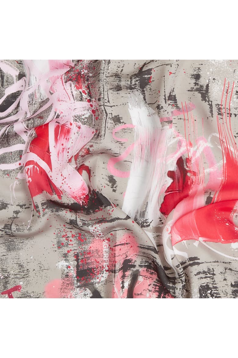 Women's Graffiti Bandana, Alternate, color, Painters Print AOP Pink