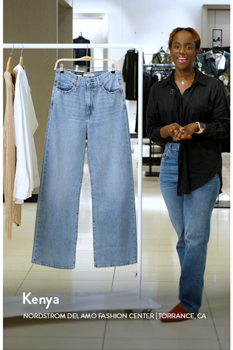 Ribcage High Waist Wide Leg Jeans video