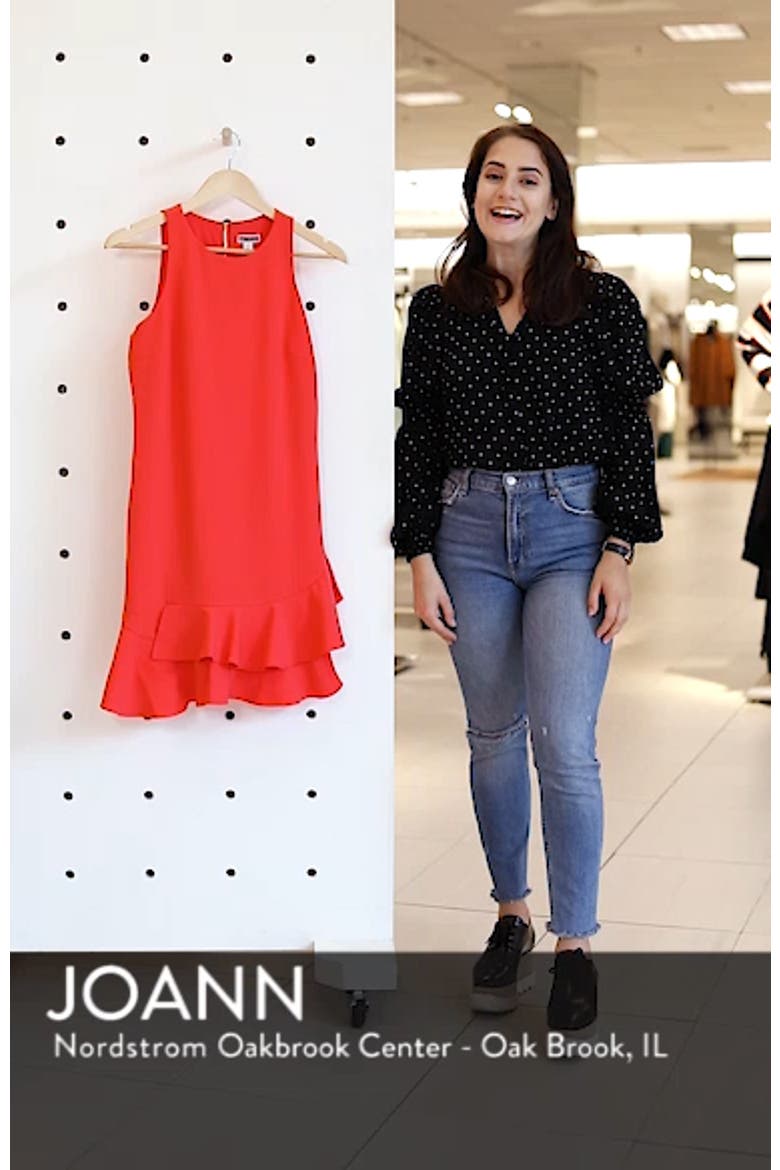 Tiered Ruffle Hem Mini Dress video
