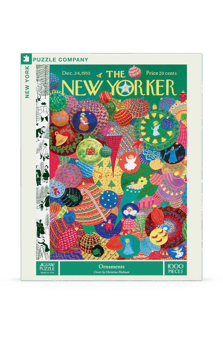 NEW YORK PUZZLE COMPANY Ornaments 1000 Piece Puzzle, Main, color, 