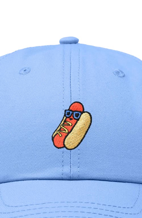 Dalix Dog Days Embroidered Casual Cap In Light Blue