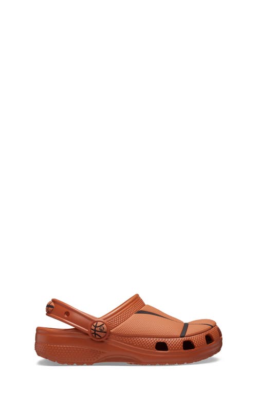 Crocs Toddler Classic Basketball Clog In Sienna