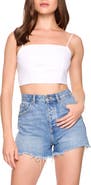 Susana Monaco Lace Back Poplin Camisole