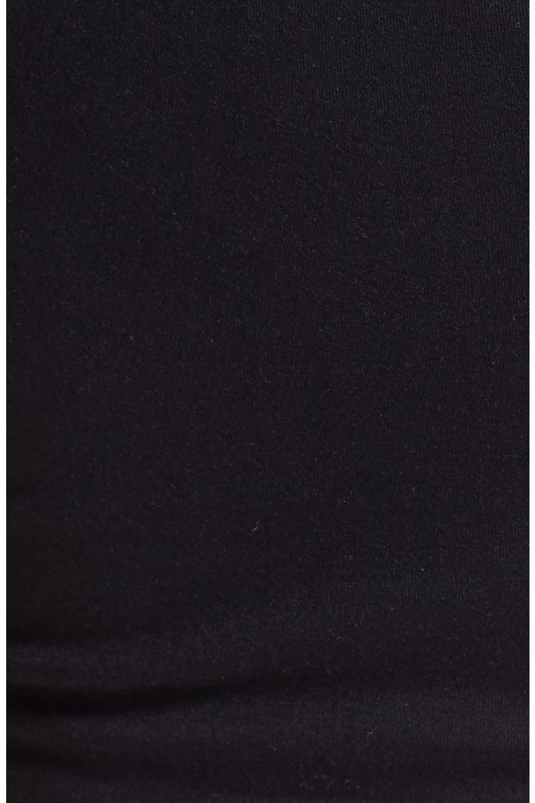 Faux Wrap Crop Top, Alternate, color, BLACK