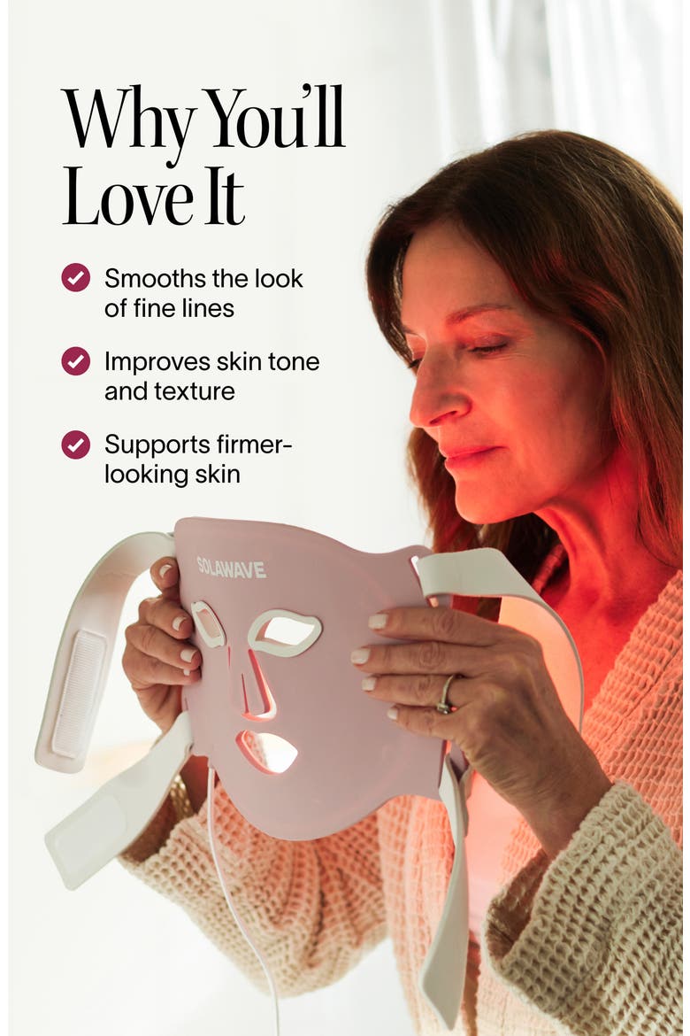Wrinkle Retreat Pro Light Therapy Face Mask, Alternate, color, NO COLOR
