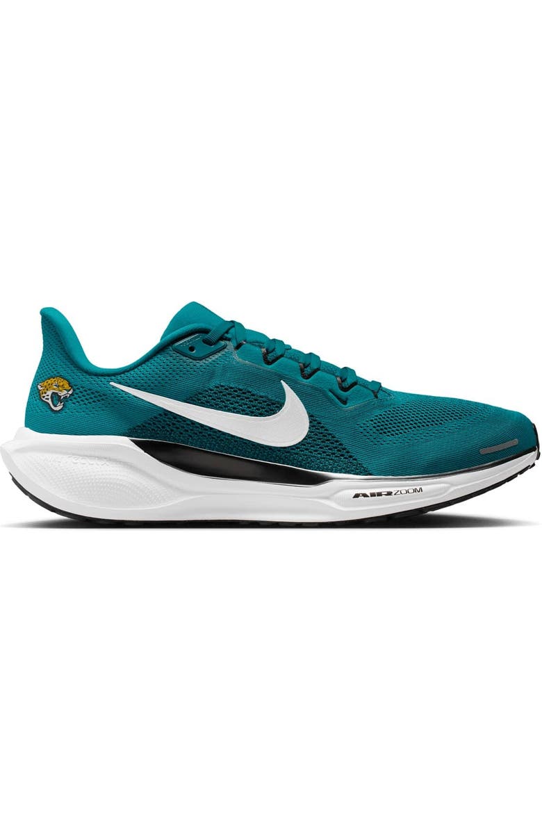 Nike Unisex Nike Teal Jacksonville Jaguars Air Zoom Pegasus 41 Sneakers, Main, color, Teal
