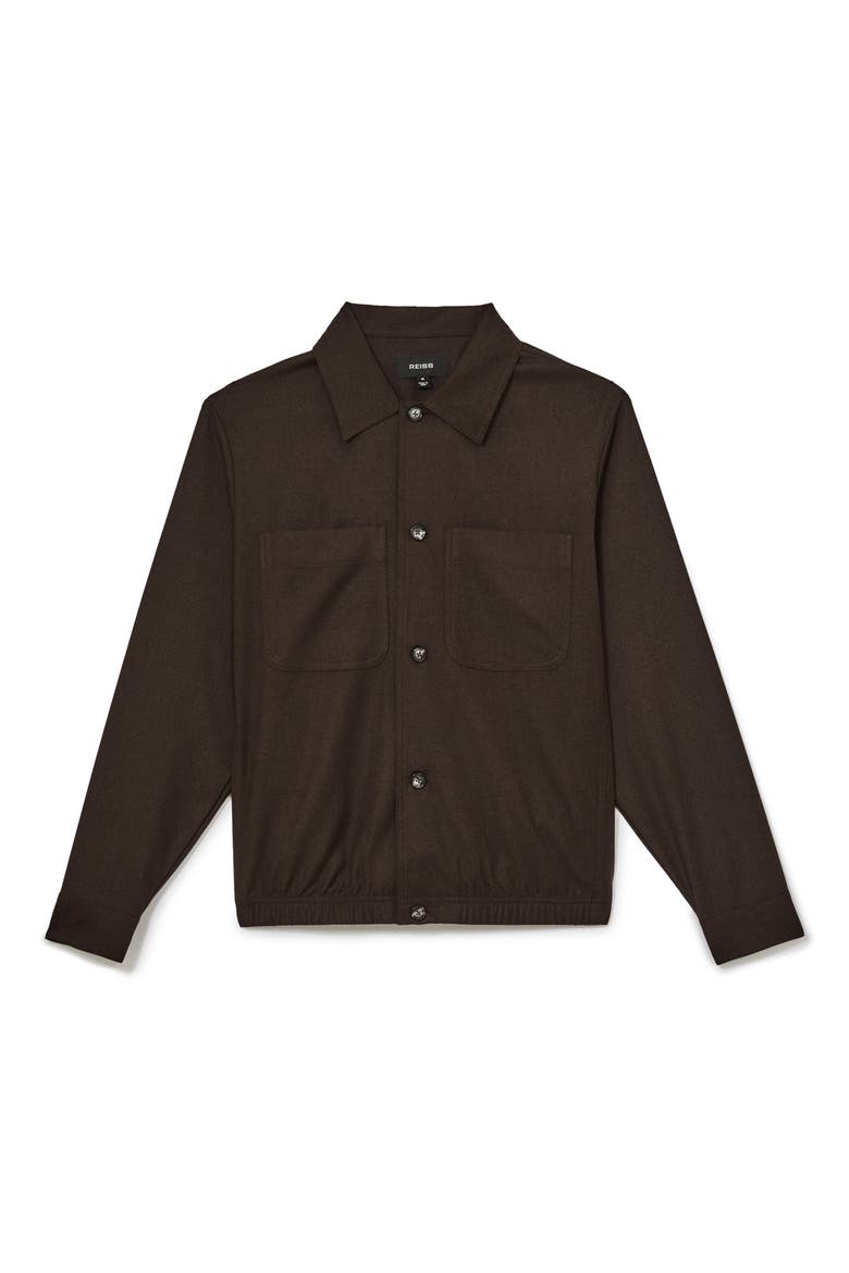 Penge Overshirt, Alternate, color, CHOCOLATE BROWN