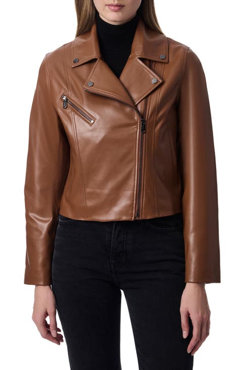 Faux Leather Moto Jacket