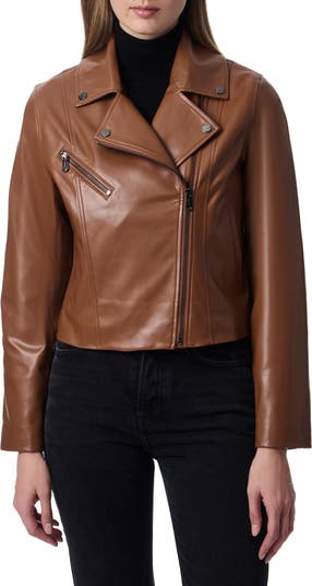 Bernardo Faux store Leather Moto Jacket size medium