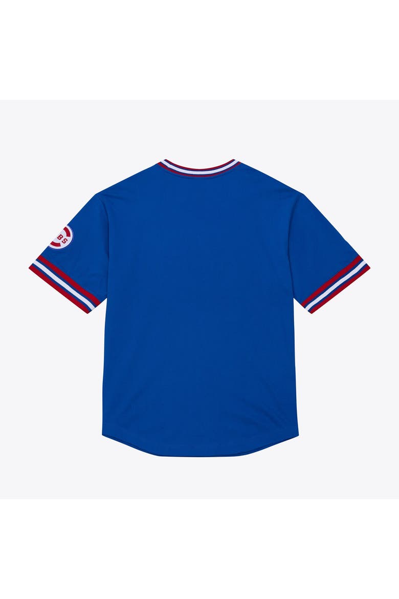 Men's Mitchell & Ness  Royal Chicago Cubs Wild Pitch Ringer T-Shirt, Alternate, color, Royal