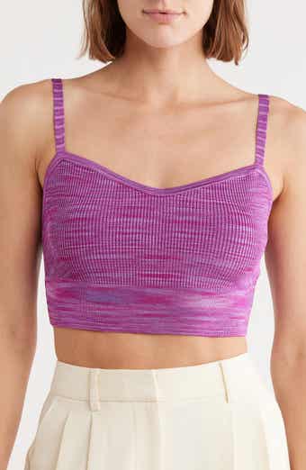 Ramy Brook Tennie Ribbed Crop Top