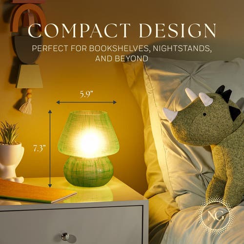 Next Glow Mushroom Led Lamp,  Modern Dimmable E26 Socket