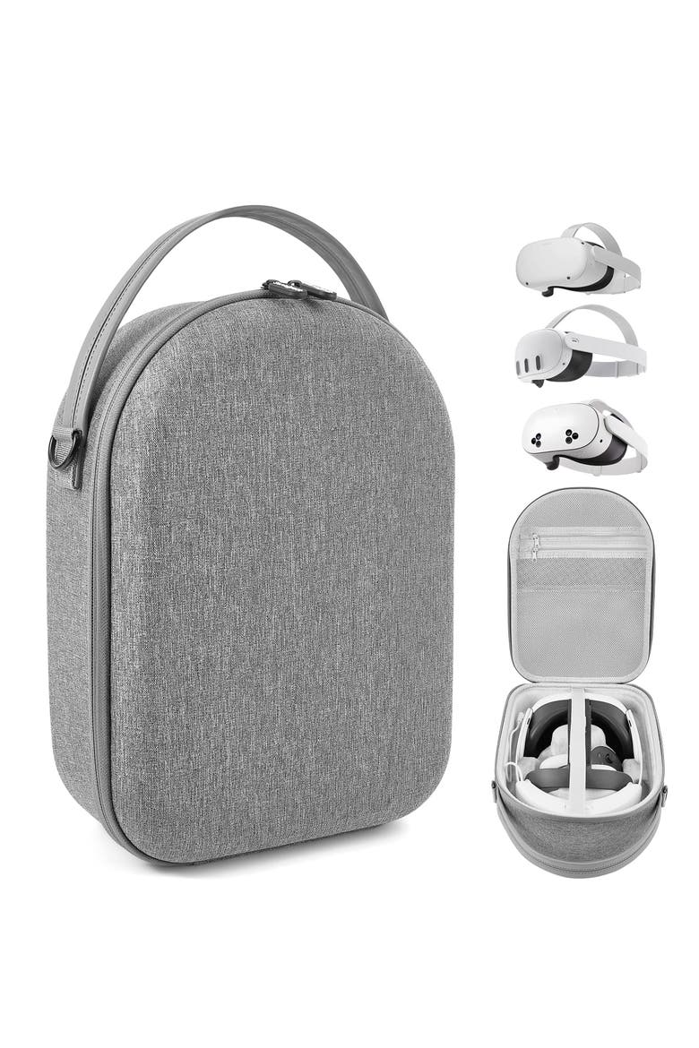 VR Travel Carrying Case for Meta Quest 2/3/3S, Main, color, Grey