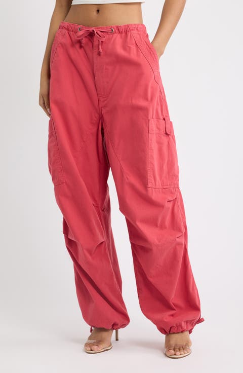 Cotton Parachute Pants