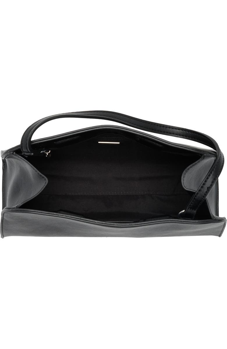 BCBG Minimalist Shoulder Bag, Alternate, color, Black