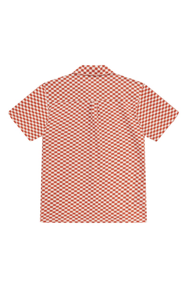 Sealskinz Circle Print Camp Shirt, Alternate, color, Orange